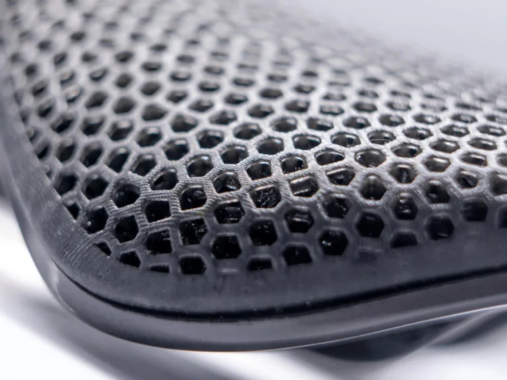 Sillín PROLOGO Scratch M5 PAS 3D — detalle del revestimiento 3D
