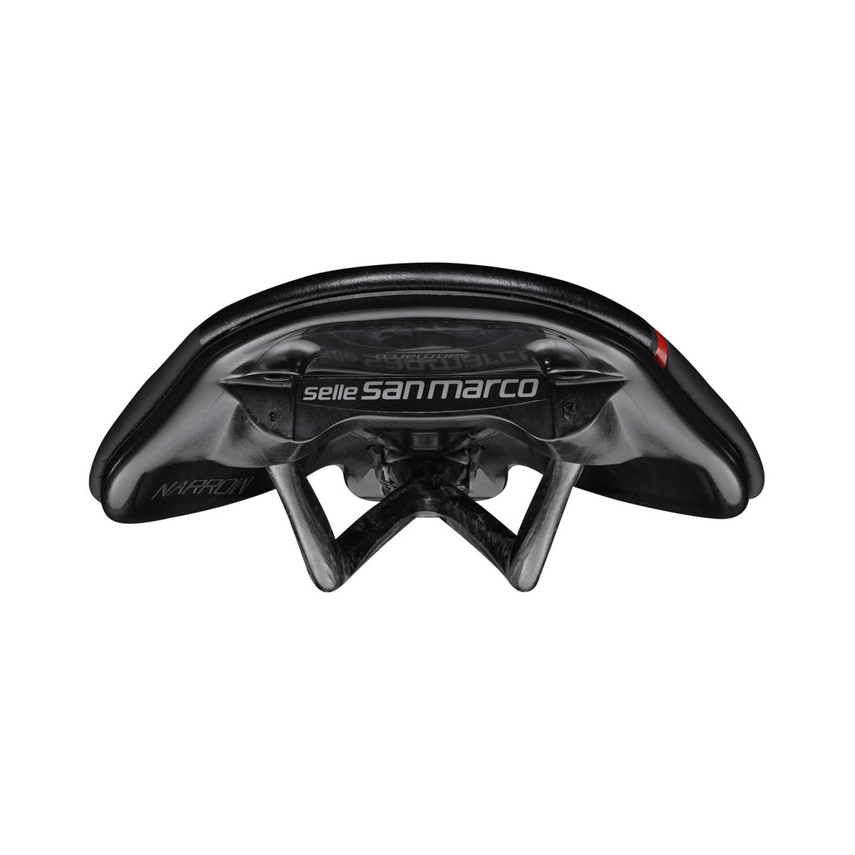 Sillín SAN MARCO SHORTFIT 2.0 OPEN-FIT CARBON FX Narrow con raíles de carbono — vista adicional