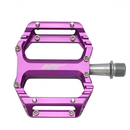 HT COMPONENTS AR09SX BMX Flat Pedals Μοβ