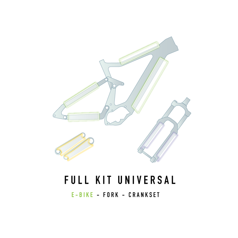 Ochrona ramy MONKEY'S SAUCE FULL UNIVERSAL E-Bike matowa