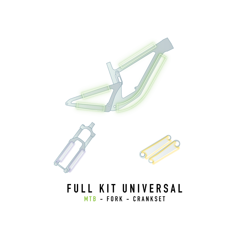 Framebescherming MONKEY'S SAUCE FULL UNIVERSAL MTB Mat
