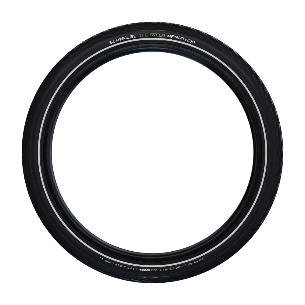 Pneu SCHWALBE GREEN MARATHON 27.5x2.15 ADDIX ECO GreenGuard Tubetype Rigide