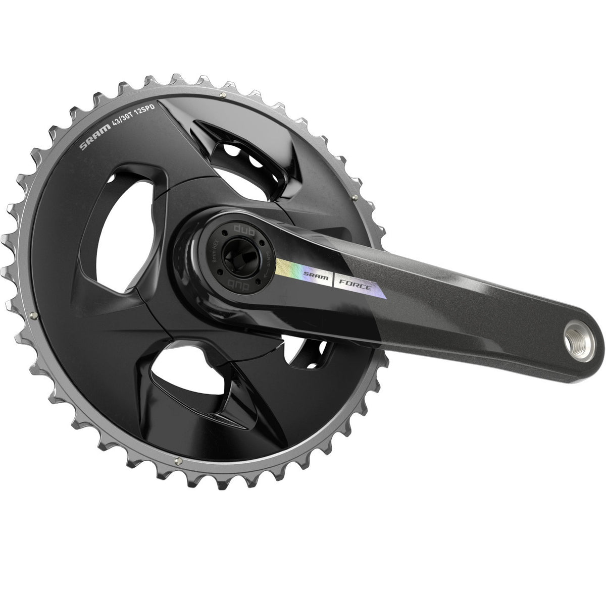 12-rýchlostné kľuky SRAM FORCE AXS WIDE MY24 s dvoma prevodníkmi, 94 BCD