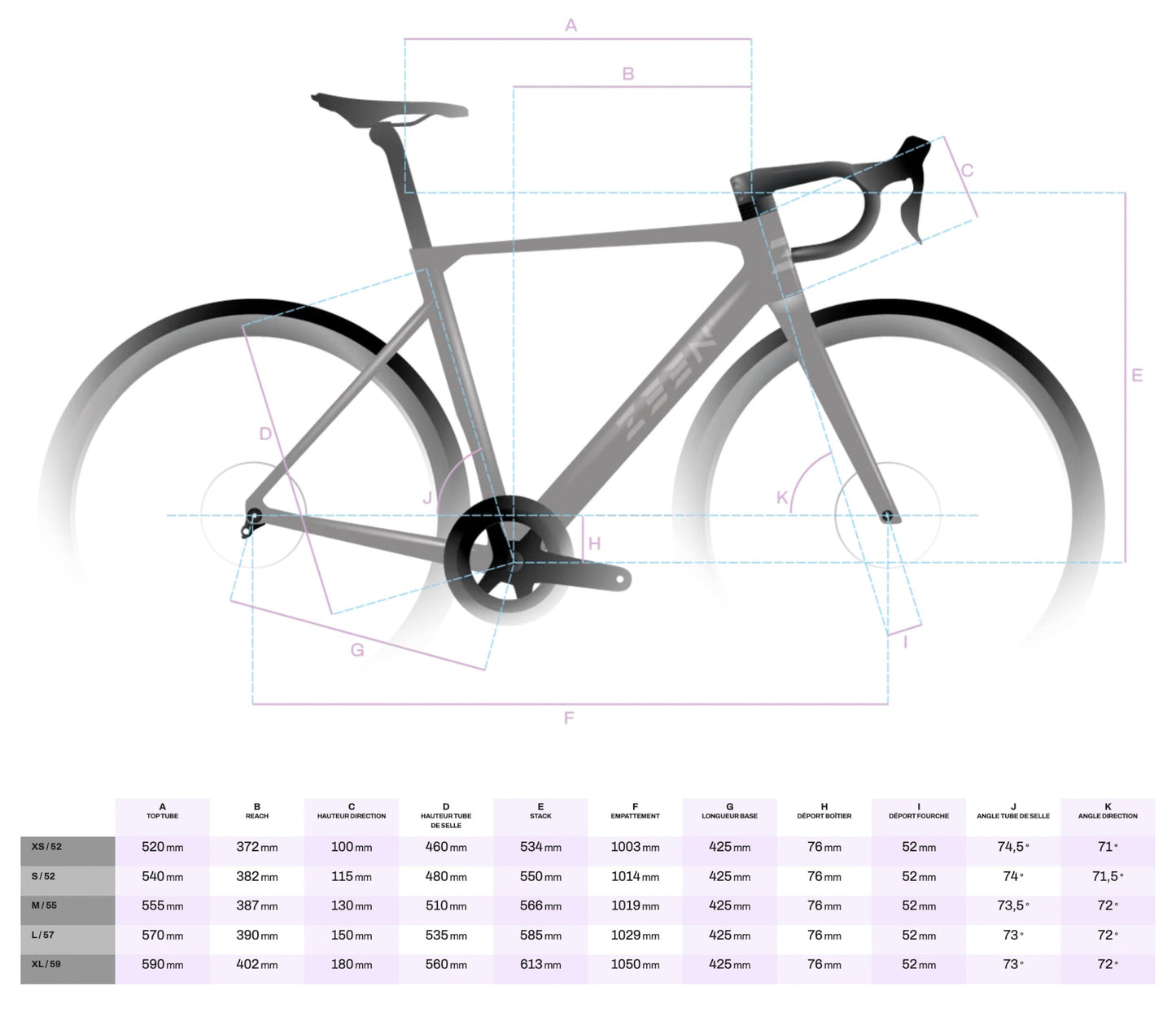 Rammesæt ZEEN X-RACE Sand