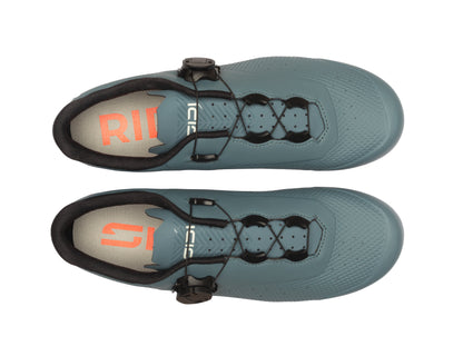 Buty szosowe Sidi Fast 3 storm grey i ice white, widok z przodu