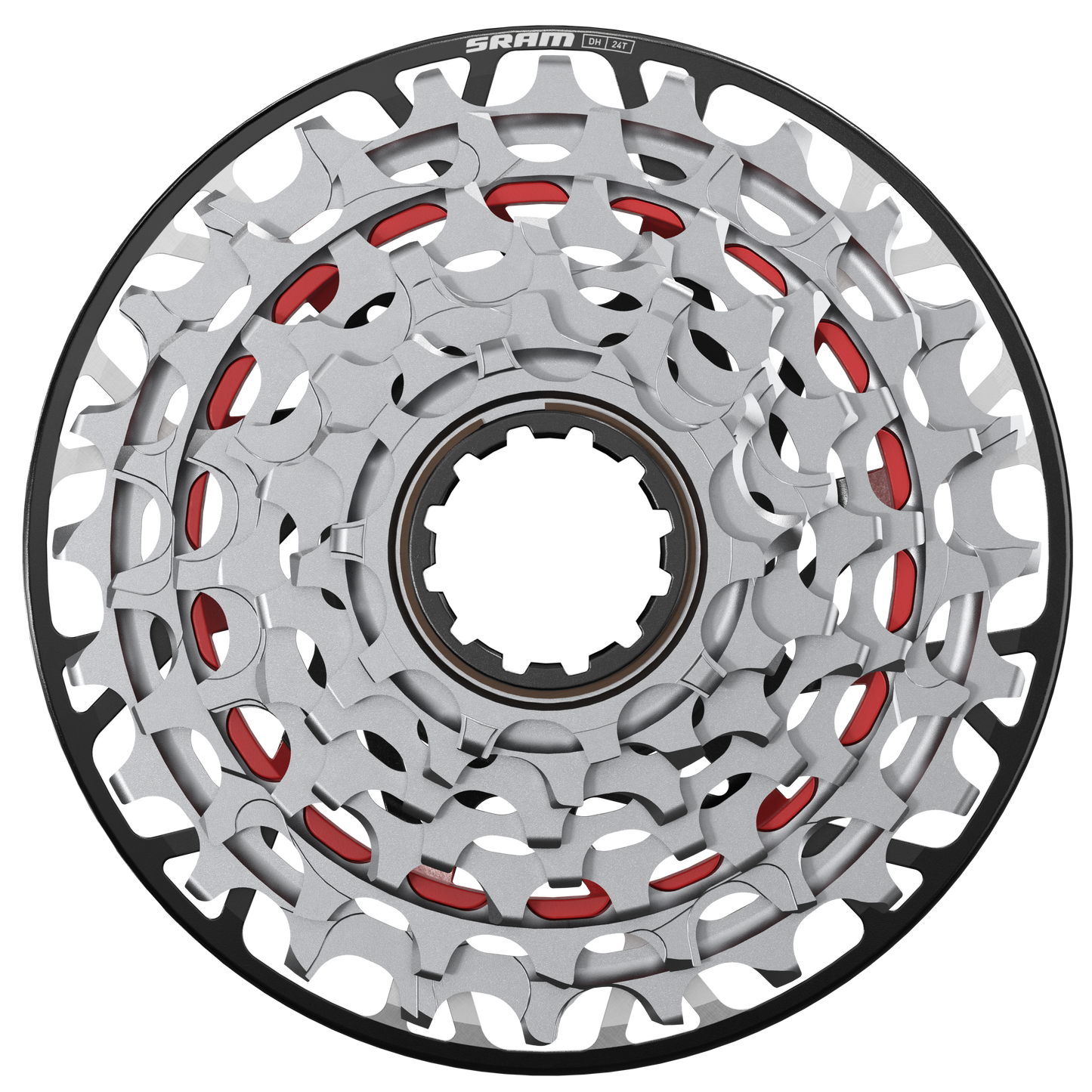 SRAM XS-797 T-Type DH 7-speed kassette til XD Short Body