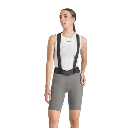 Pantaloncino Corto con Bretelle SPORTFUL SRK Donna Grigio