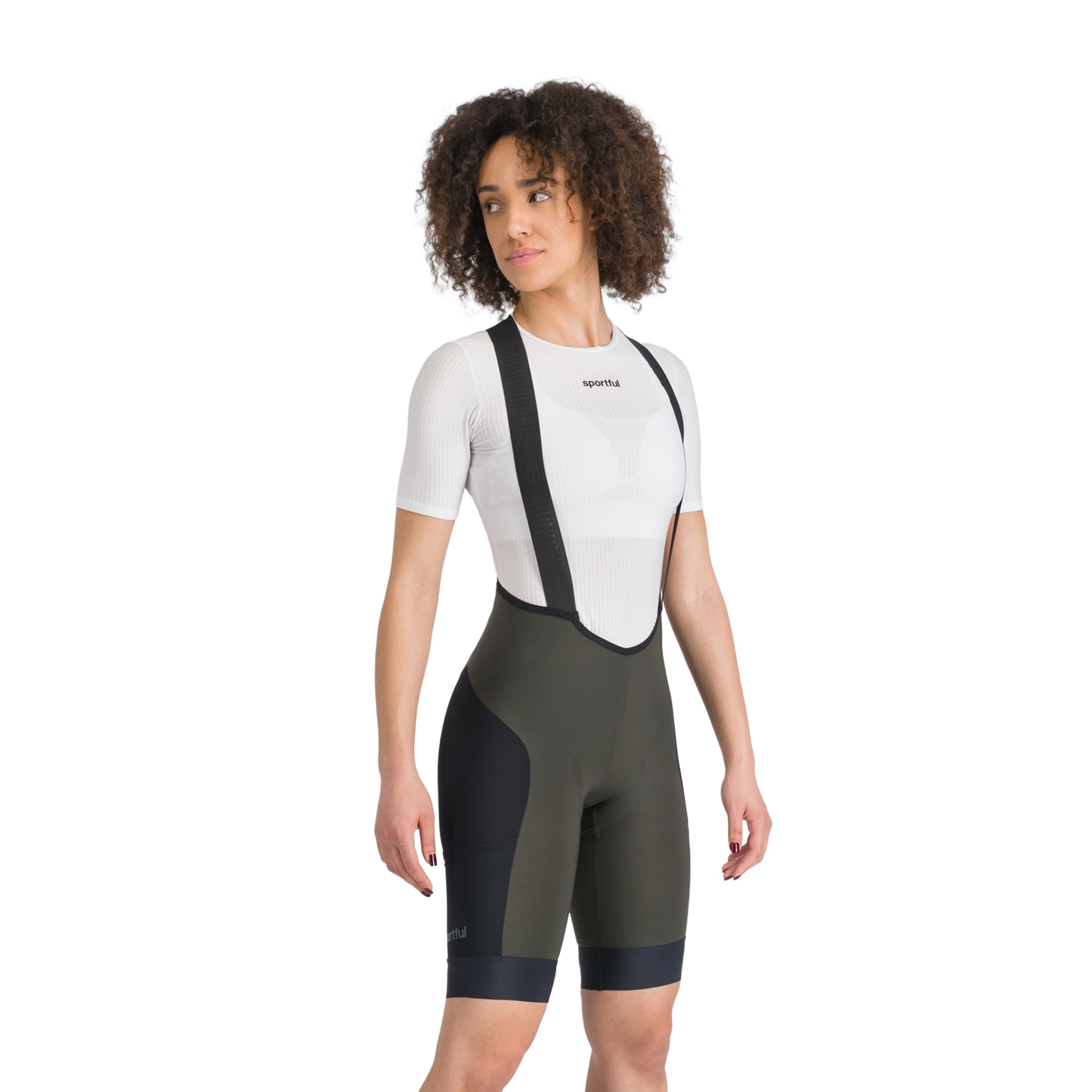 SPORTFUL SUPERGIARA 2 Bib Short Khaki/Sort til kvinder