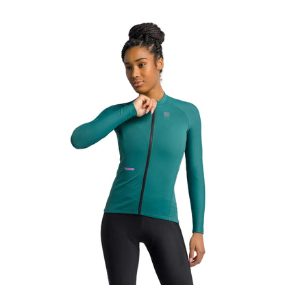 Maglia SPORTFUL SUPERNOVA da donna a maniche lunghe verde