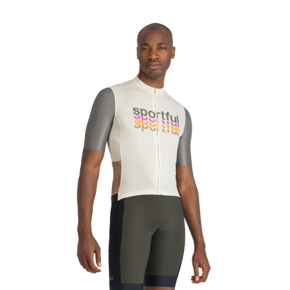 Maglia SPORTFUL SUPERGIARA 2 LOGO Maniche Corte Crema