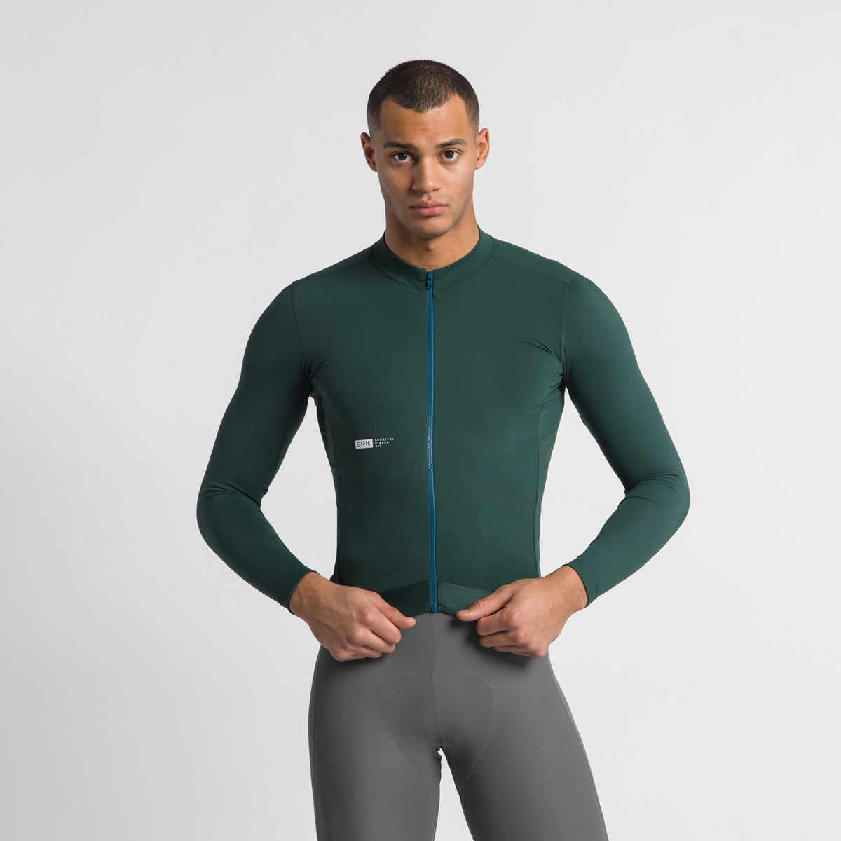 Ποδηλατική μπλούζα SPORTFUL SRK 2 με μακριά μανίκια, πράσινη