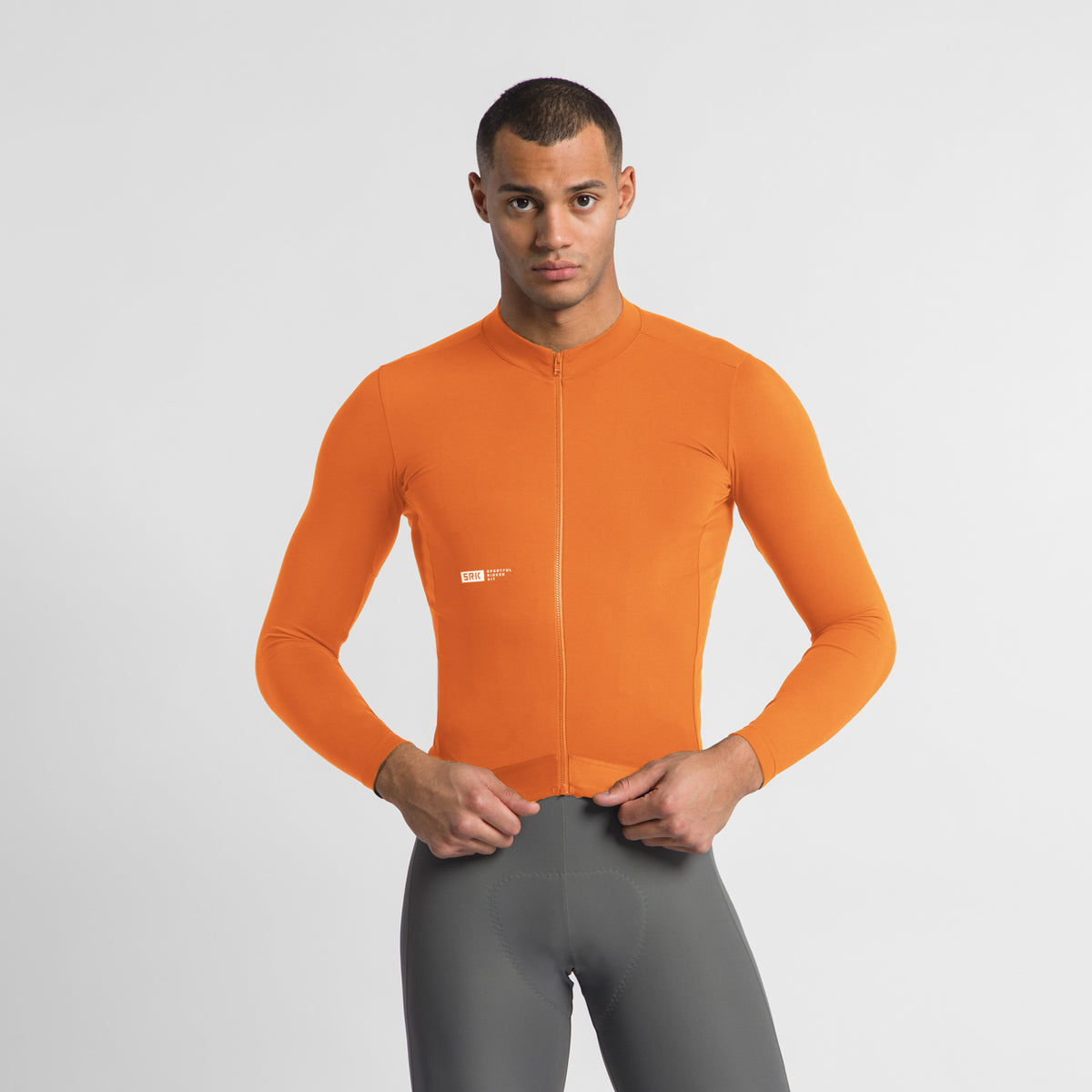 Ποδηλατική μπλούζα SPORTFUL SRK 2 με μακριά μανίκια, πορτοκαλί
