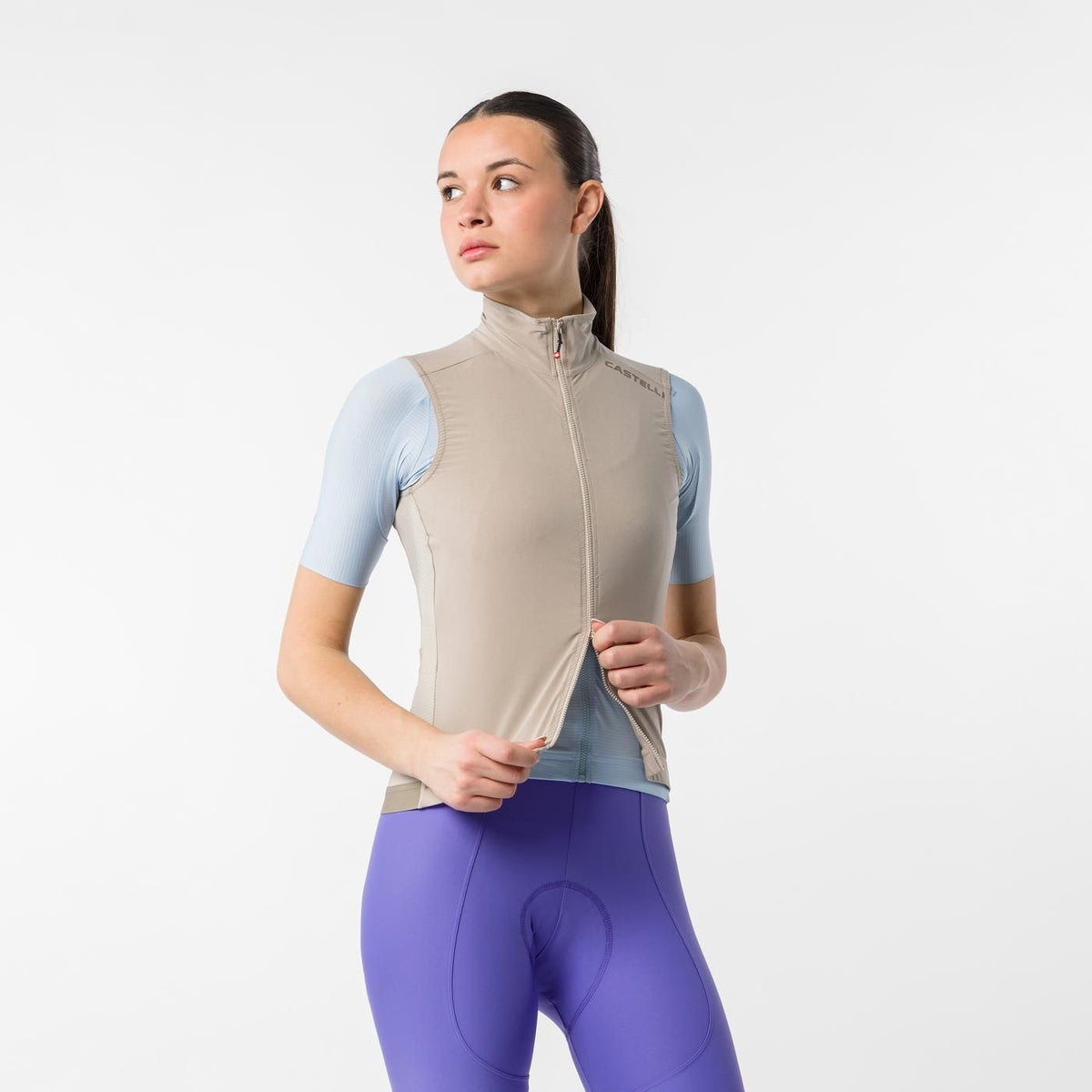 Hihaton Takki CASTELLI ESPRESSO 2 Nainen Beige