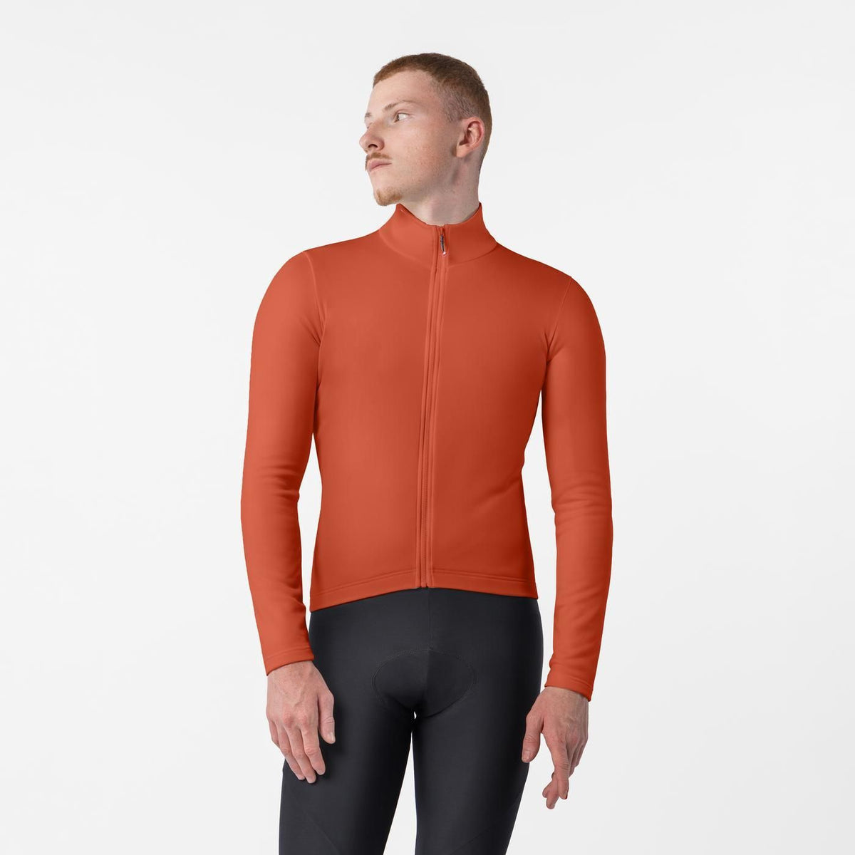 Dres CASTELLI COMPETIZIONE THERMAL Dlouhý rukáv Paprika
