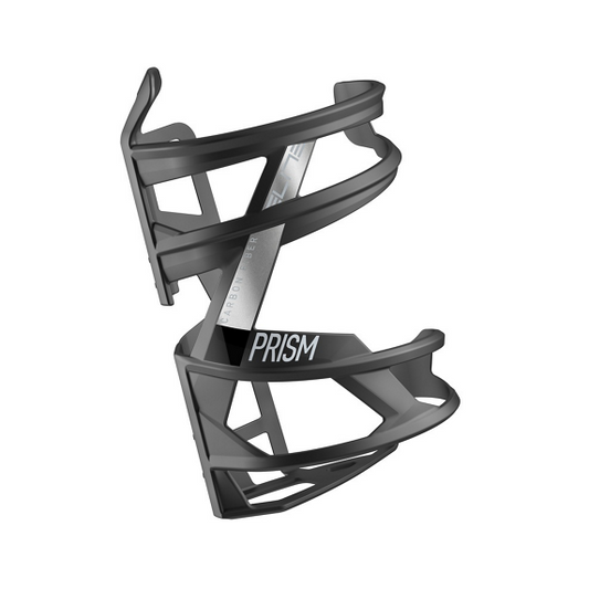 Porte-Bidon ELITE PRISM DROIT Carbone Mat/Noir
