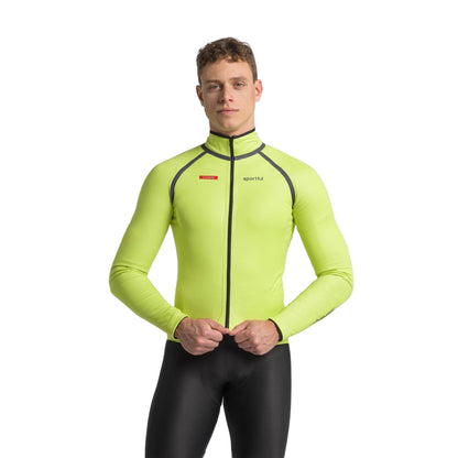 Sárga SPORTFUL FIANDRE HYPER téli kerékpáros kabát