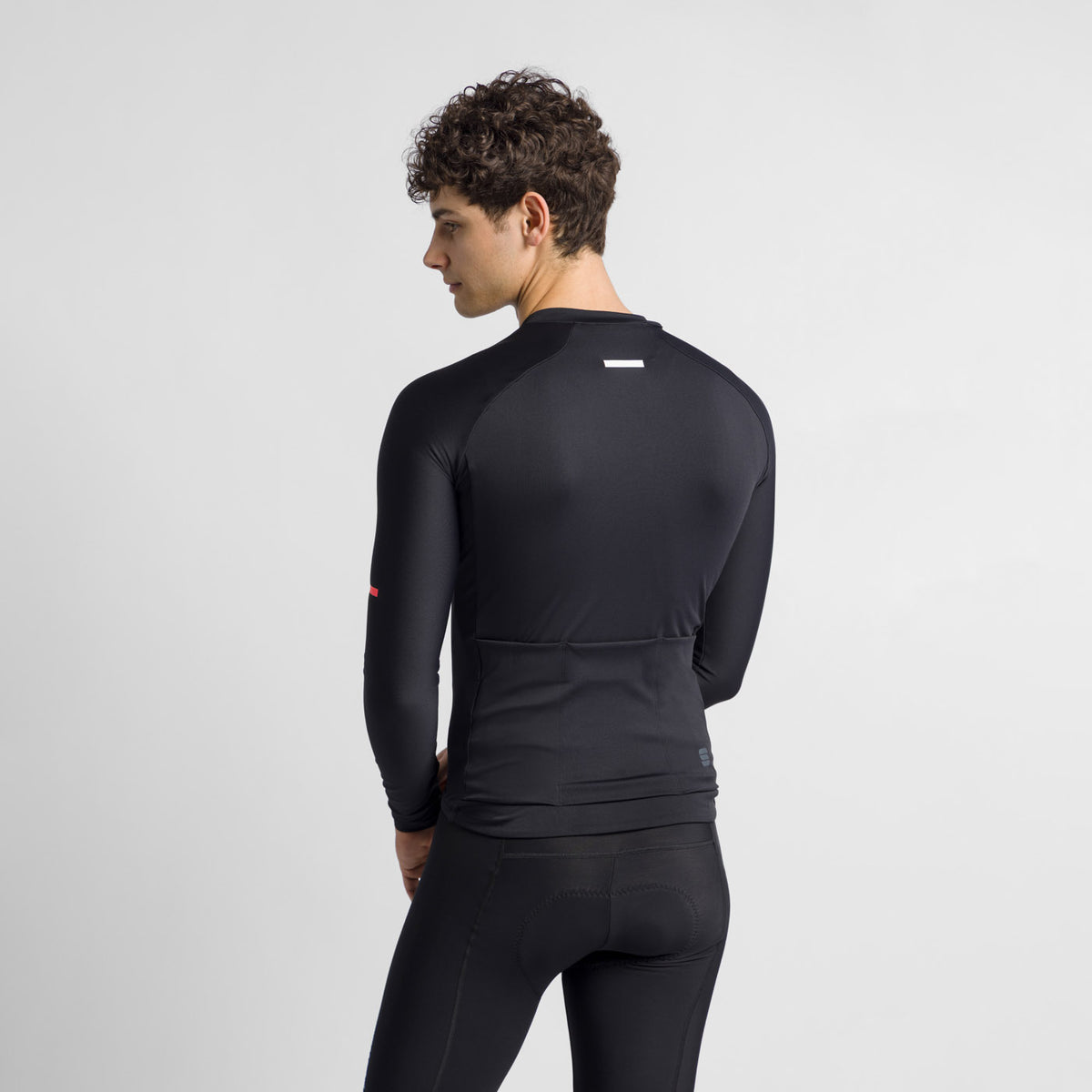 Μακρυμάνικη ποδηλατική μπλούζα Sportful Σουπερνόβα, μαύρη