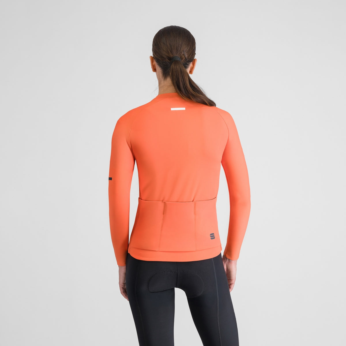 Κόκκινη γυναικεία ποδηλατική φανέλα SPORTFUL SUPERNOVA με μακριά μανίκια