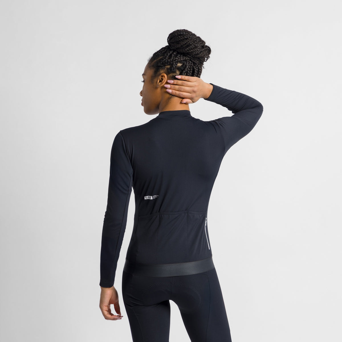 Γυναικεία ποδηλατική μπλούζα SPORTFUL SRK 2 με μακριά μανίκια, μαύρη