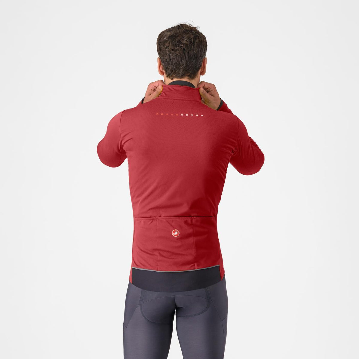 Casaco CASTELLI ALPHA 150 Bordeaux/Preto