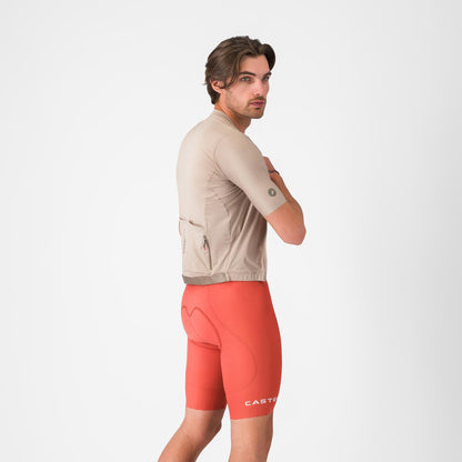 Korte Bretelles Broek CASTELLI ESPRESSO 2 Paprika
