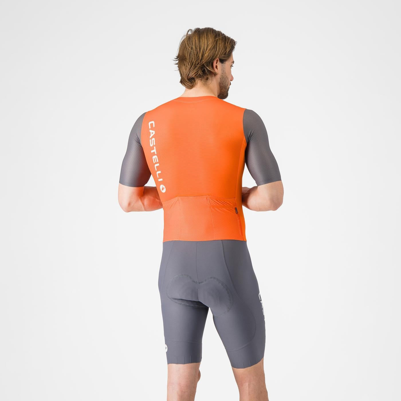 Combinaison CASTELLI SATURDAY MORNING Orange/Gris