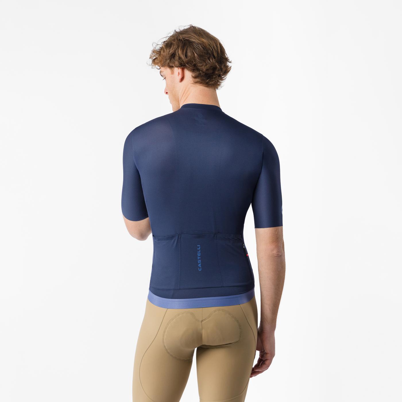 Maillot CASTELLI ESPRESSO 2 Manches Courtes Bleu