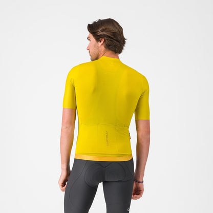 Shirt CASTELLI ESPRESSO 2 Korte Mouwen Geel