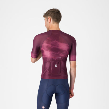 CASTELLI CLIMBER'S A/C Short Sleeve Jersey Burgundy