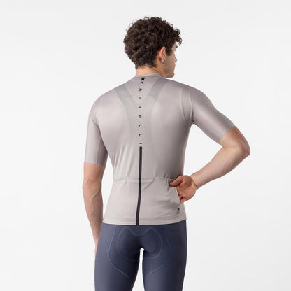 CASTELLI DRITTONE LOGO Short Sleeve Jersey Clay