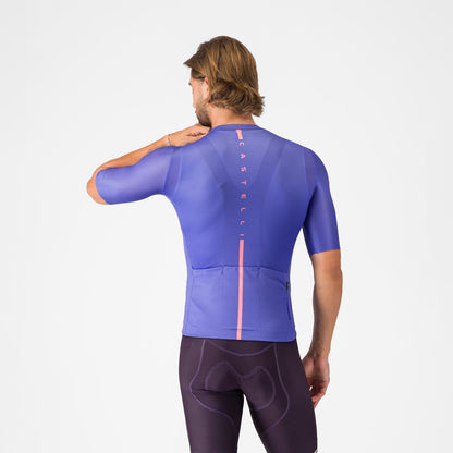 CASTELLI DRITTONE LOGO Short Sleeve Jersey Violet