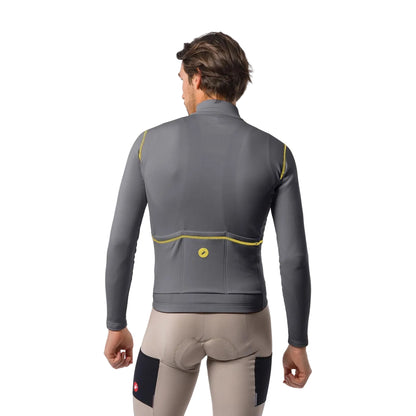Dres CASTELLI UNLIMITED TRAIL 2 dugih rukava sivi/mango mojito
