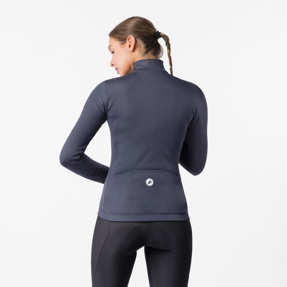 Trui CASTELLI SINERGIA 3 FZ Lange Mouwen Dames Blauw