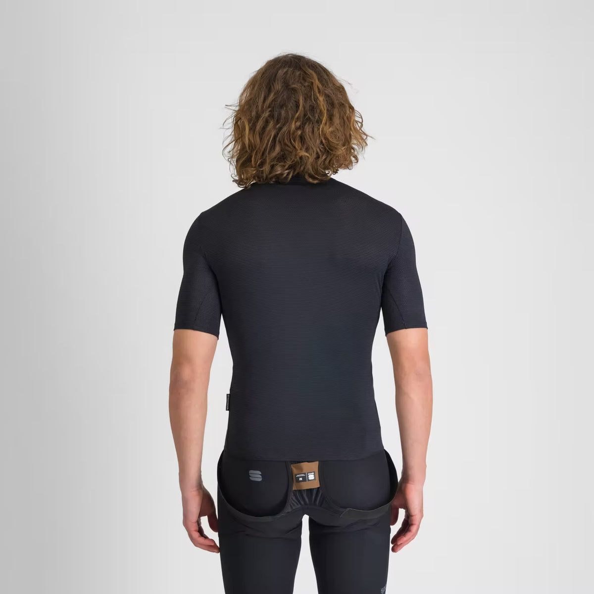 Μαύρη ισοθερμική μπλούζα SPORTFUL MERINO με κοντά μανίκια