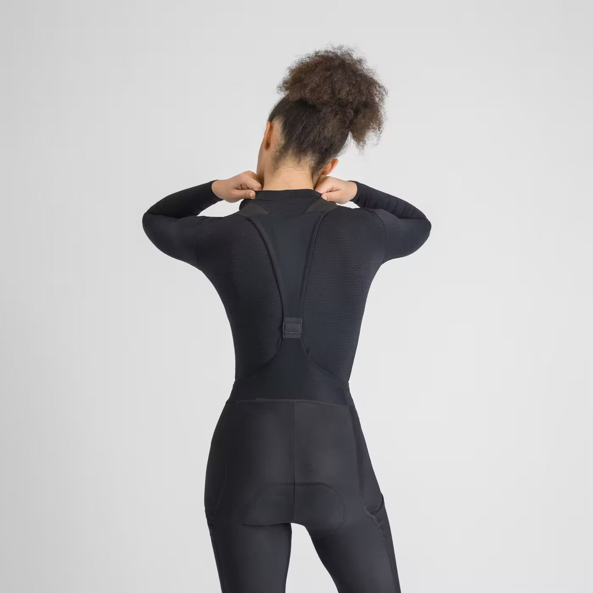 Μαύρη γυναικεία ισοθερμική μπλούζα SPORTFUL MERINO με μακριά μανίκια