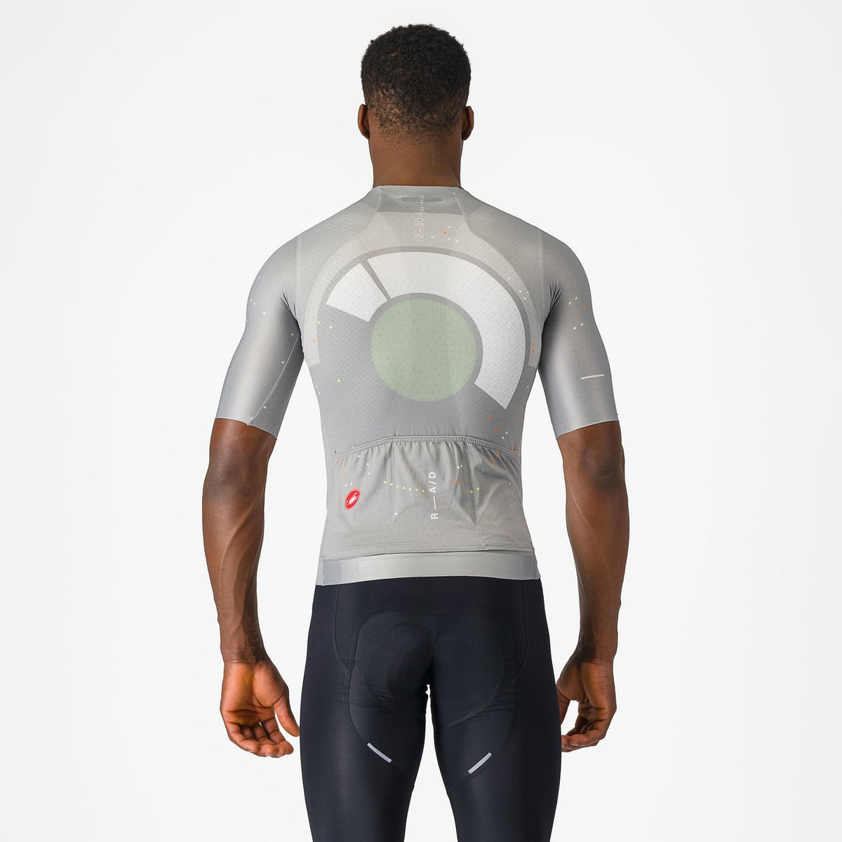 Maglia CASTELLI R-A/D Maniche Corte Multicolore Grigio