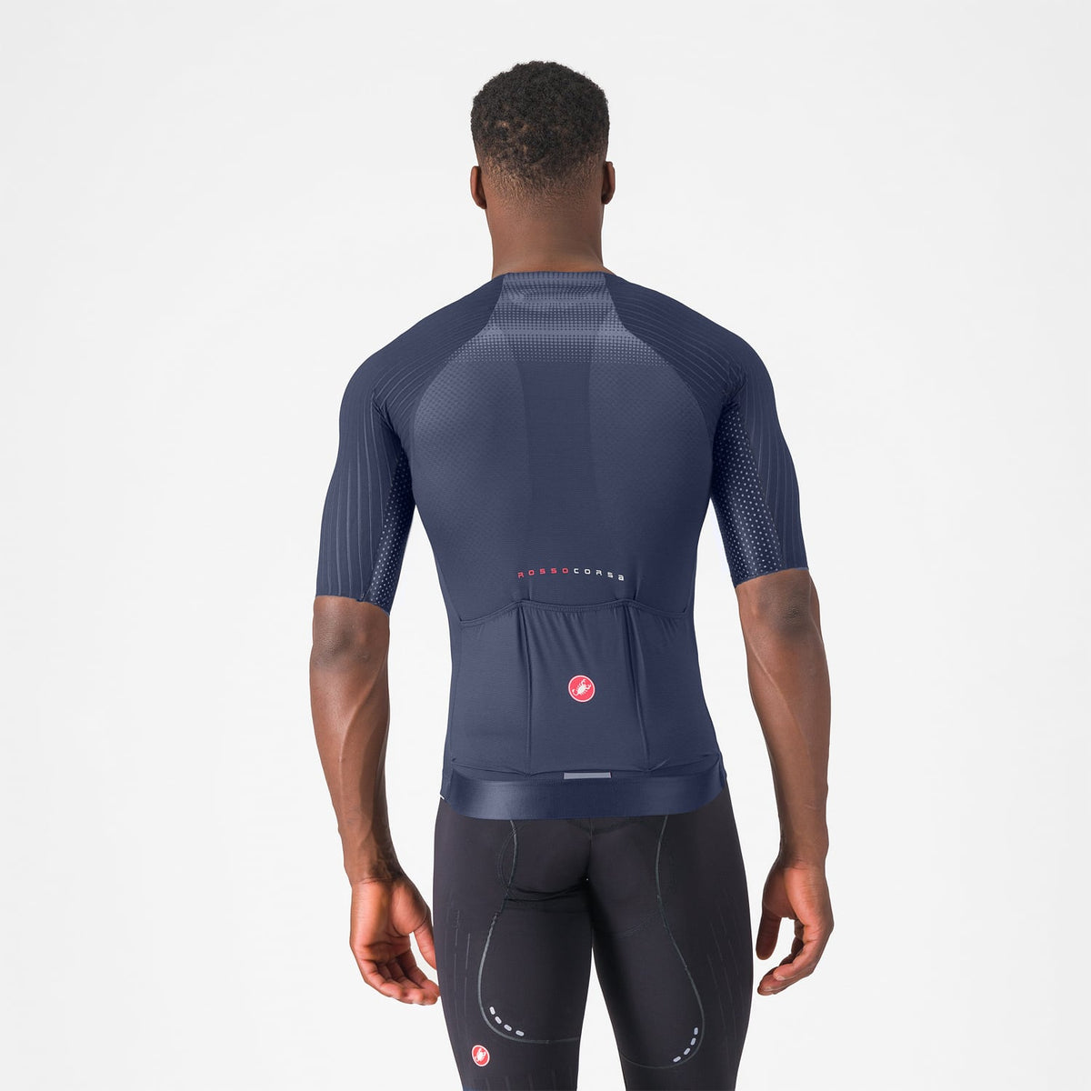 Maglia CASTELLI AERO RACE 8S Maniche Corte Blu Navy