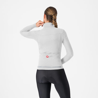 Maillot CASTELLI SFIDA 3 Pitkähihainen Naisten Harmaa