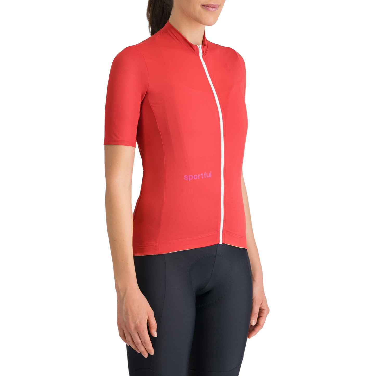 Maillot SPORTFUL CLASSIC Manches Courtes Femme Rouge