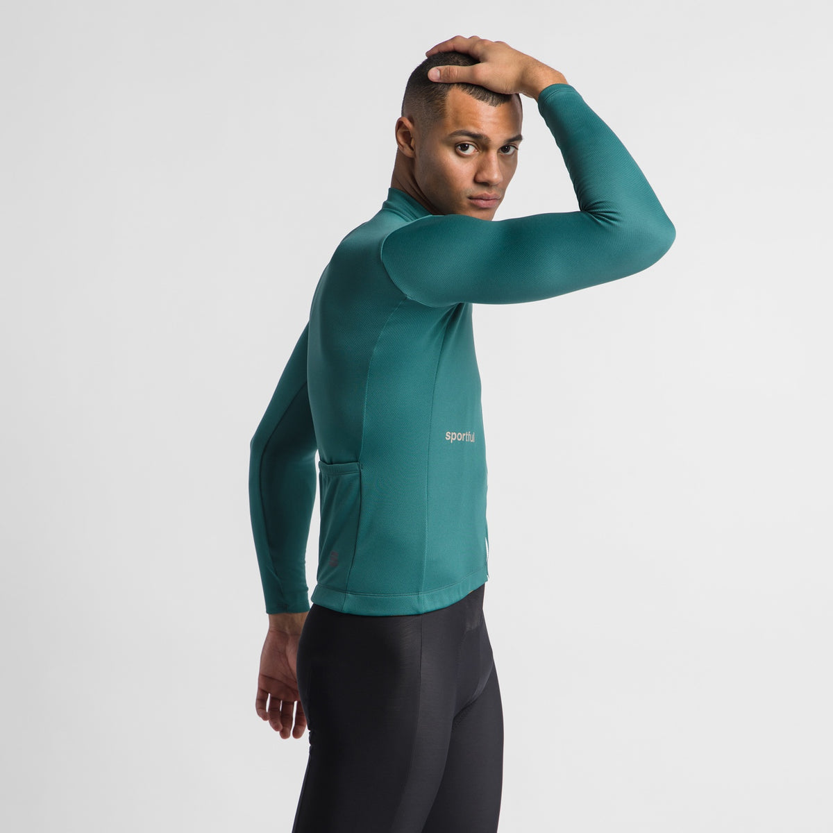 Κλασική μακρυμάνικη ποδηλατική μπλούζα Sportful, πράσινη