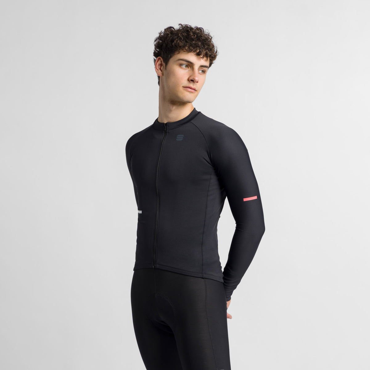 Μακρυμάνικη ποδηλατική μπλούζα Sportful Σουπερνόβα, μαύρη