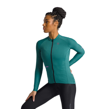 Maglia SPORTFUL SUPERNOVA da donna a maniche lunghe verde