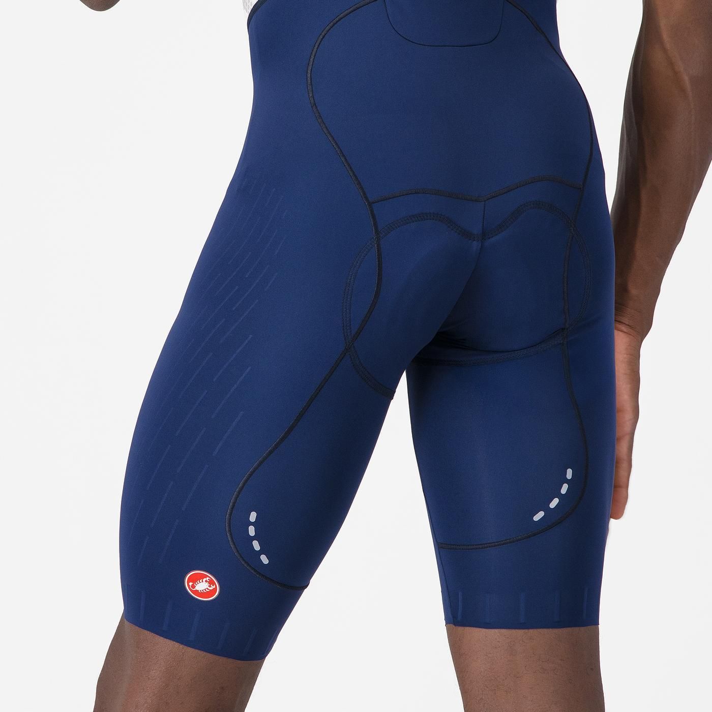 CASTELLI FREE AERO RACE S Navy Bib Shorts