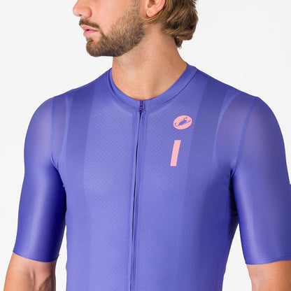 CASTELLI DRITTONE LOGO Short Sleeve Jersey Violet
