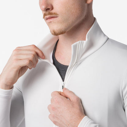 Kolesarski dres z dolgimi rokavi CASTELLI COMPETIZIONE THERMAL v slonokoščeni barvi