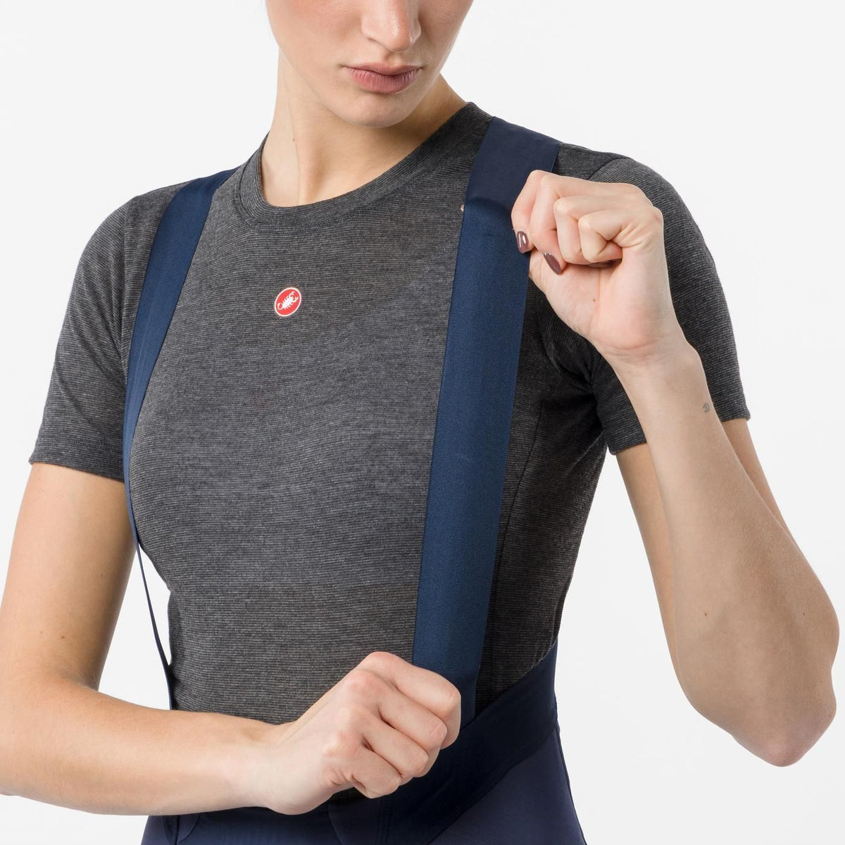Pitkät olkainpyöräilyshortsit CASTELLI ESPRESSO 2 DT Naisille Sininen
