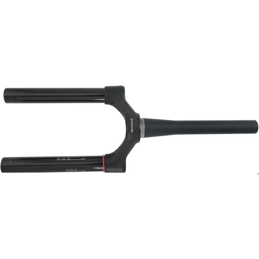 ROCKSHOX DUAL POSITION AIR 27.5" Crown/Steerer/Stanchion Assembly, Tapered, 42 mm Offset, Black Aluminium #11.4018.008.441