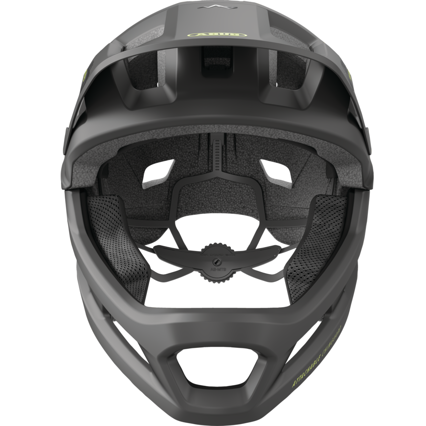 Kask MTB ABUS YOUDROP FF Junior Velvet, czarny