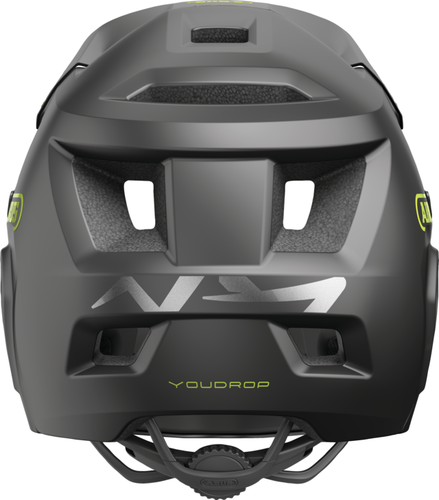 Kask MTB ABUS YOUDROP FF Junior Velvet, czarny