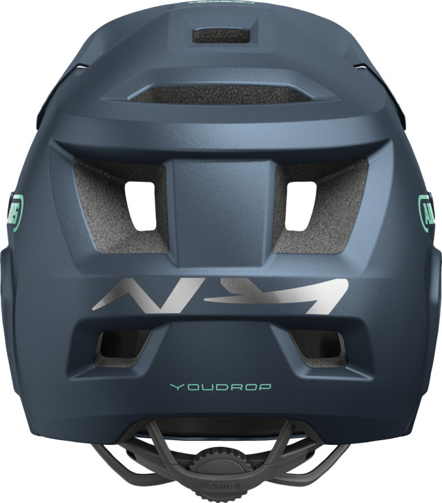 Casco da MTB ABUS YOUDROP FF Junior Midnight Blu